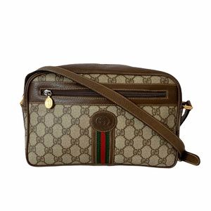 Gucci Vintage GG Monogram Shoulder Bag